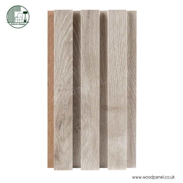 Serene Wood PANEL H1176 Contemporary WHITE HALIFAX OAK, ST125