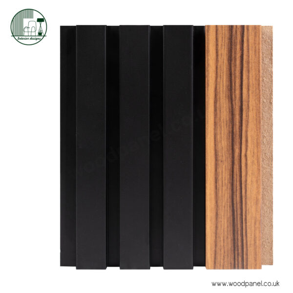 Divergent wood PANEL H1636 LOCARNO CHERRY WITH U899 SOFT TOUCH BLACK ST124