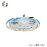 LED Strip 120 LED/meter 12V 1m CRI With OPAL SILICON STRIP COVER FOR WOOD PANELS
