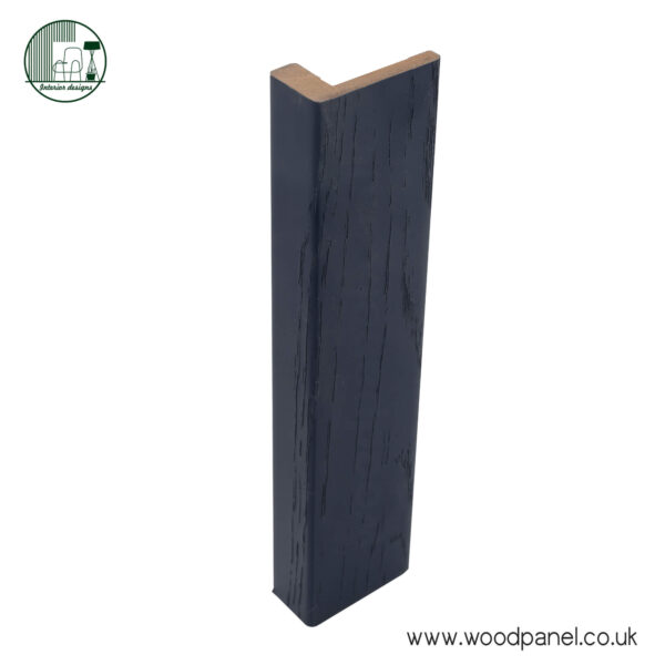 Magnum Opus Wood panel COLLECTION U504 Blue WOOD GRAIN 90 degree angle L corner, ST125