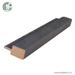 Magnum Opus Wood panel COLLECTION PANEL U960 TEXTURED ONYX GRAY END CAP Trim MALE ST125