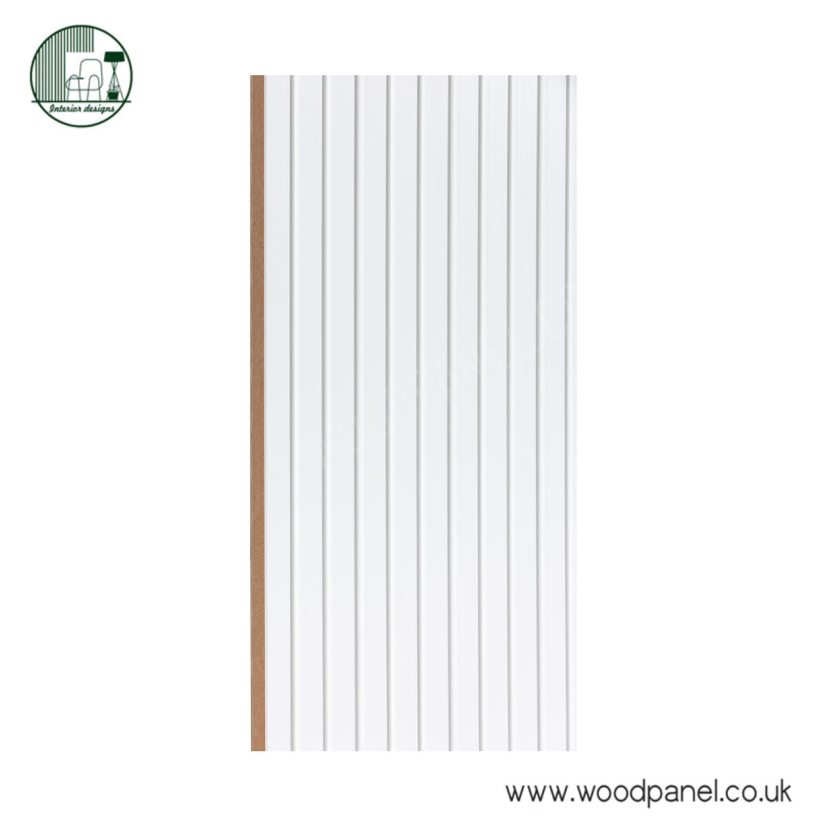 W1000 125 02 Magnum Opus Wood panel COLLECTION PANEL W1000 Premium White WITH WOOD GRAIN FINISH, ST125