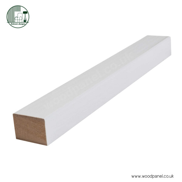 individual wood slats W1000 Premium White WITH GRAIN