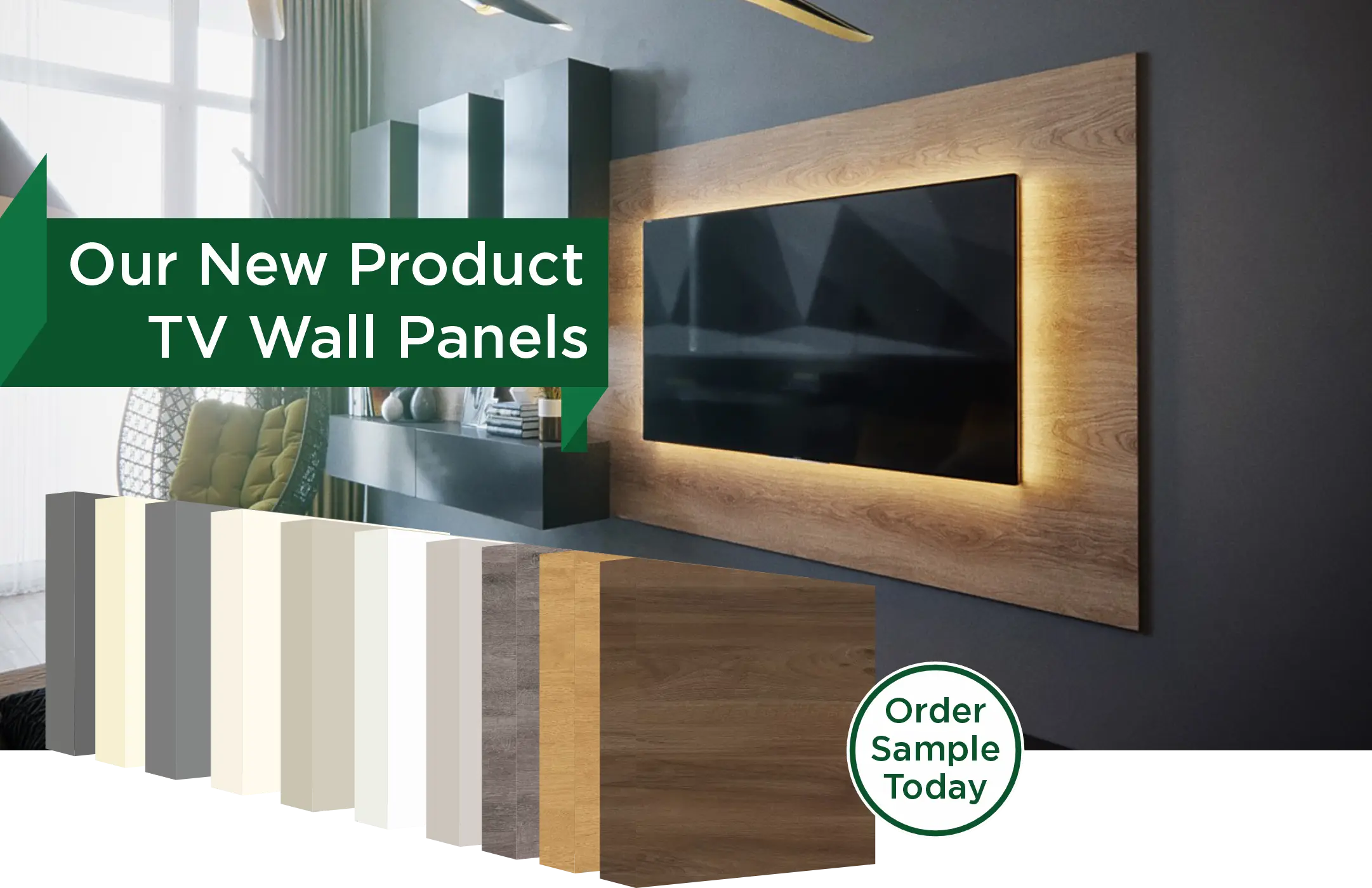 TV Wall Panel WOODPANEL New front end